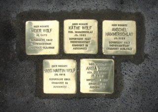 Bild von Stolpersteinen